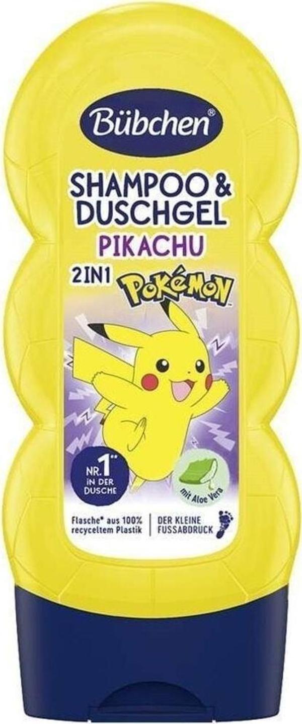 Bübchen Pokemon Pikachu Kinder Shampoo & Duschgel 2in1, 230 Ml - Image 1