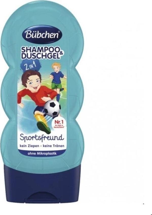 Bübchen Sporty Friend Çocuk Şampuan Ve Duş Jeli 230 ml - Image 1