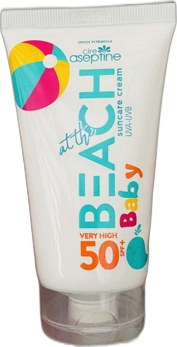 Cire Aseptine At The Beach Baby Güneş Kremi Very High 50 Spf+ 150 Ml. - Image 1