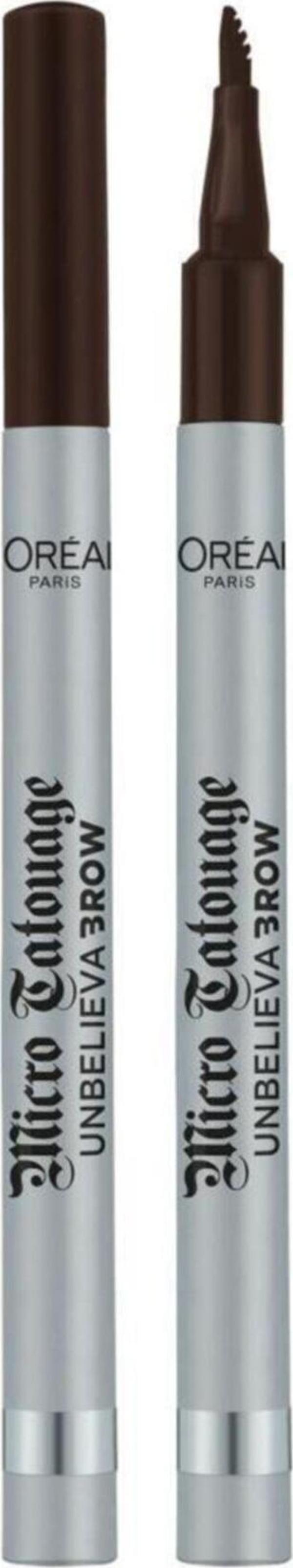 L'Oréal Paris Unbelieva Brow Micro Tatouage Kaş Kalemi - 109 Ebony - Image 1