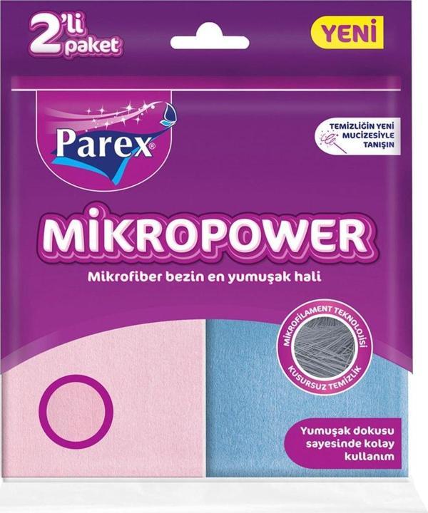 Parex Mikropower Mikrofiber Temizlik Bezi 2'Li - Image 1