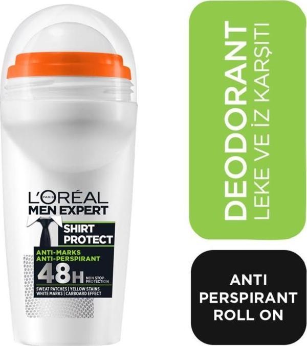 L'Oréal Paris Men Expert Shirt Protect Anti Perspirant Roll On 50 ml - Image 1