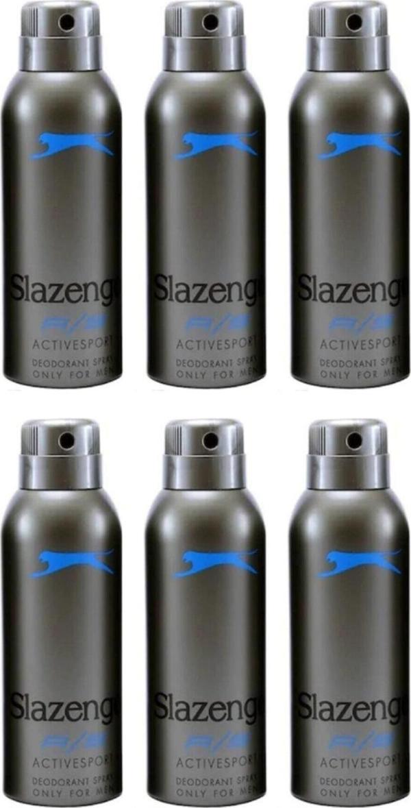 Slazenger Deodorant Active Sport 150ml(mavi) X 6 Adet - Image 1