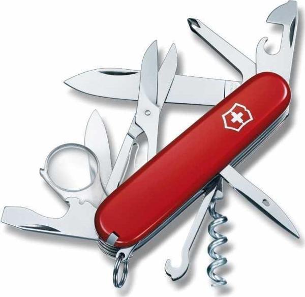 Victorinox Explorer 1.6703 Kırmızı İsviçre Çakısı 91mm 16F - Image 1