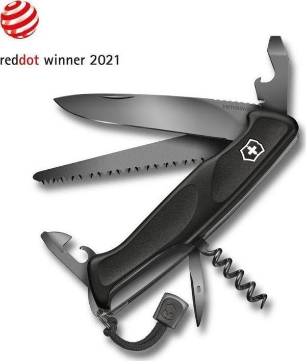 Victorinox Ranger Grip 55 Onyx 0.9563.C31P Siyah İsviçre Çakısı - Image 1
