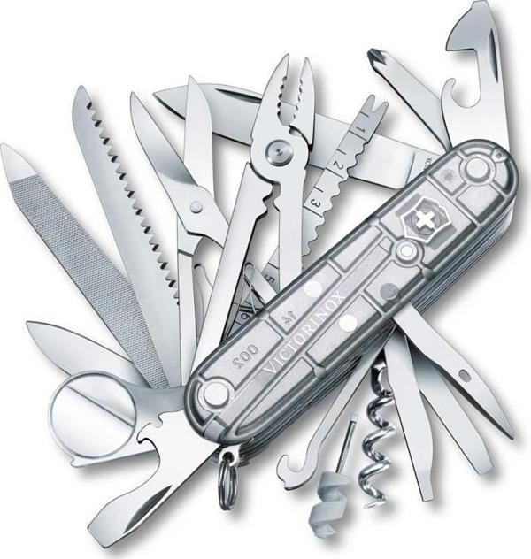 Victorinox SwissChamp Silver 1.6794.T7 İsviçre Çakısı 91mm 33F - Image 1