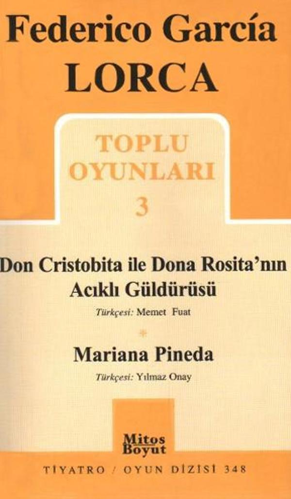 Toplu Oyunları 3 - Don Cristobita ile Dona Rosita'nın Acıklı Güldürüsü - Mitos Boyut Yayınları - Image 1