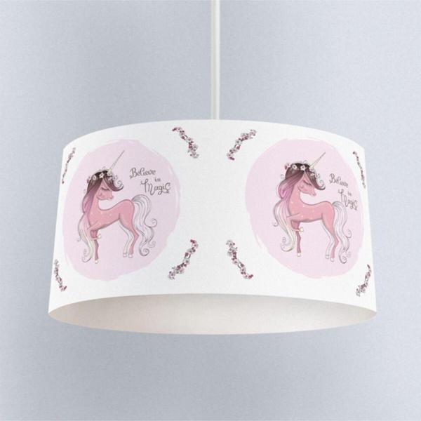 Instababyrooms Unicorn Desenli Çocuk Odası Sarkıt Avize - Image 1