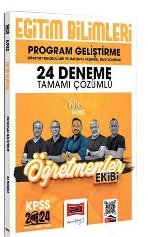 2024 KPSS Eğitim Bilimleri Öğretmenler Ekibi Program Geliştirme Tamamı Çözümlü 24 Deneme - Yargı Yayınları - Image 1