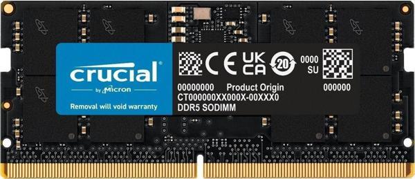 Crucial CT32G48C40S5 32GB (Tek Parça) DDR5 4800MHz CL40 Notebook Bellek - Image 1