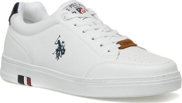 U.S. Polo Assn. NOAH 4FX BEYAZ COMFORT CASUAL ANATOMİK GÜNLÜK SPOR AYAKKABISI - Image 1