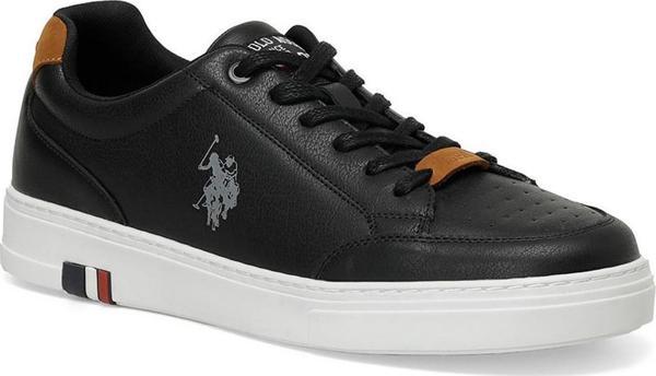 U.S. Polo Assn. NOAH 4FX SİYAH COMFORT CASUAL ANATOMİK GÜNLÜK SPOR AYAKKABISI - Image 1
