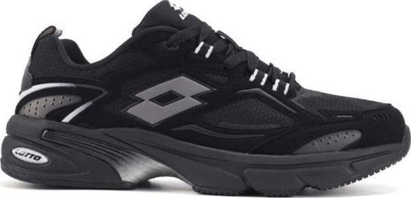 LOTTO NORWELL 3PR SİYAH COMFORT CASUAL MEMORY FOAM HAFIZALI TABANLI SPOR AYAKKABISI - Image 1