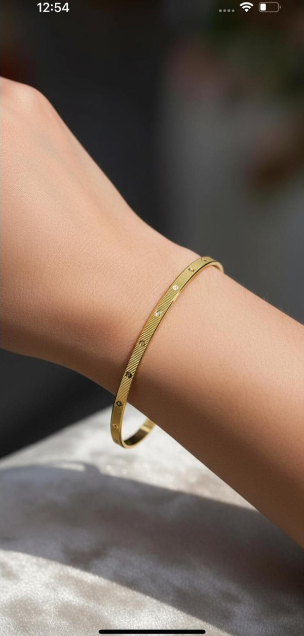 Kuyumcu Nurettin 12 gr (GRAM) Noktalı Çöp Bilezik Yatırımlık işçiliksiz 22 Ayar Altın