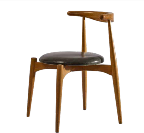 Sandalye 14216 ST Zus100 MODEL Kayın Klasik Retro Ceviz Natüre Sunideri Döşeme - Image 1