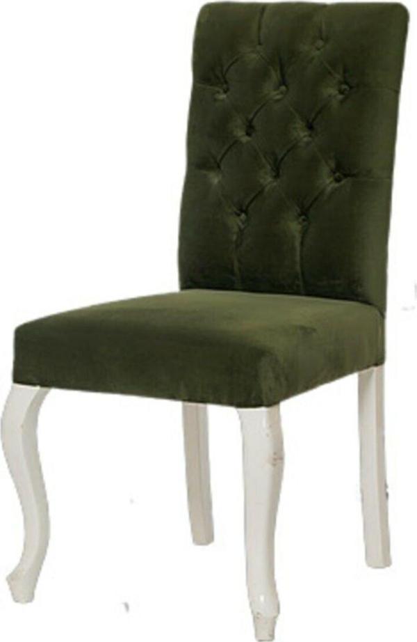 Sandalye 18538 ST Zus555-073 model Kayın LÜKENS Aslan Ayak klasik giydirme kumaş - Image 1