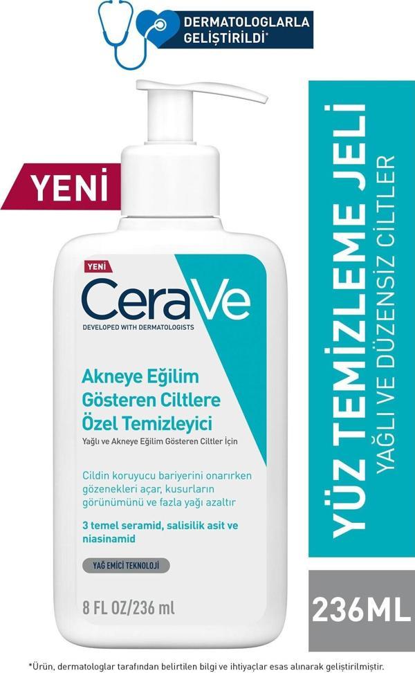 Cerave Akneye Eğilimli Ciltler İçin Özel Temizleyici 236 ml - Image 1