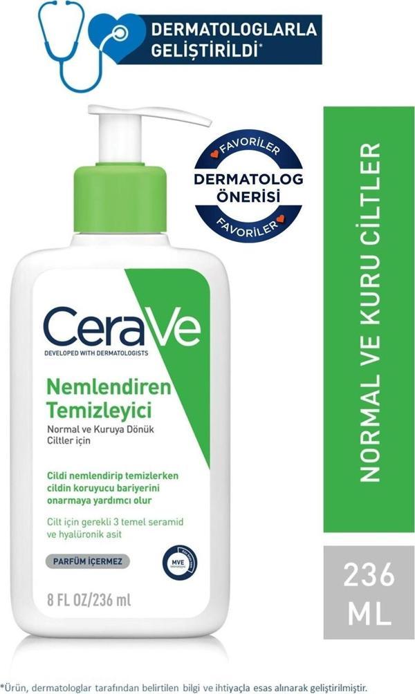 Cerave Nemlendiren Temizleyici Normal & Kuruya Dönük Ciltler İçin 236 ml - Image 1