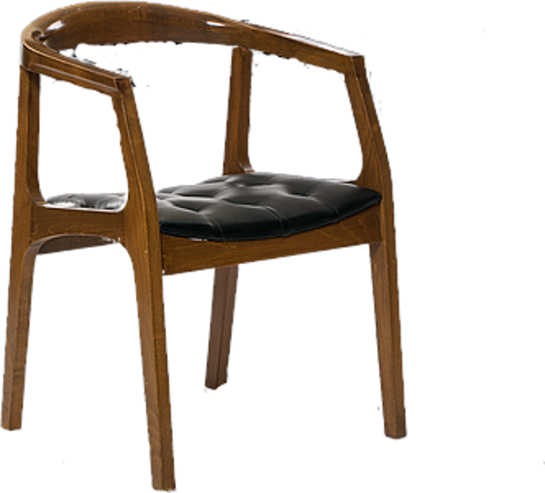 Sandalye ST 14221 Zus139-589 TAM KOLÇAK Sağlam Kayın RETRO Ayak Parlak Suni Deri  - Image 1