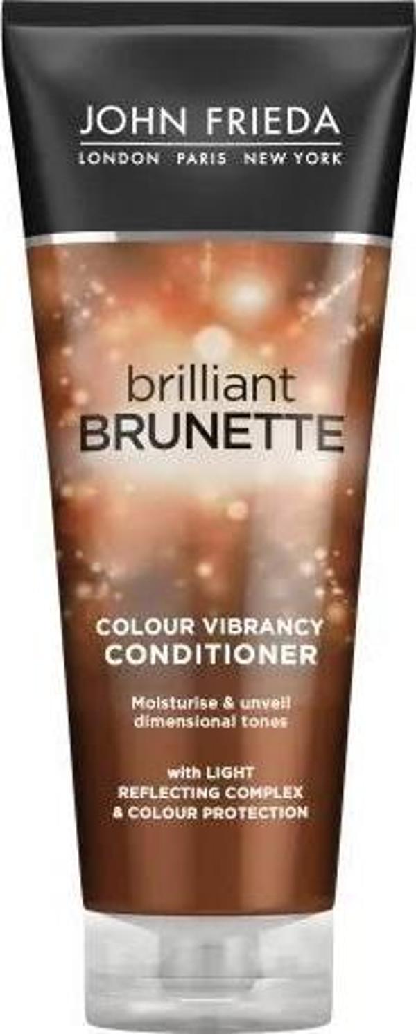 John Frieda Brilliant Brunette Colour Protecting Conditioner 250 ml - Image 1