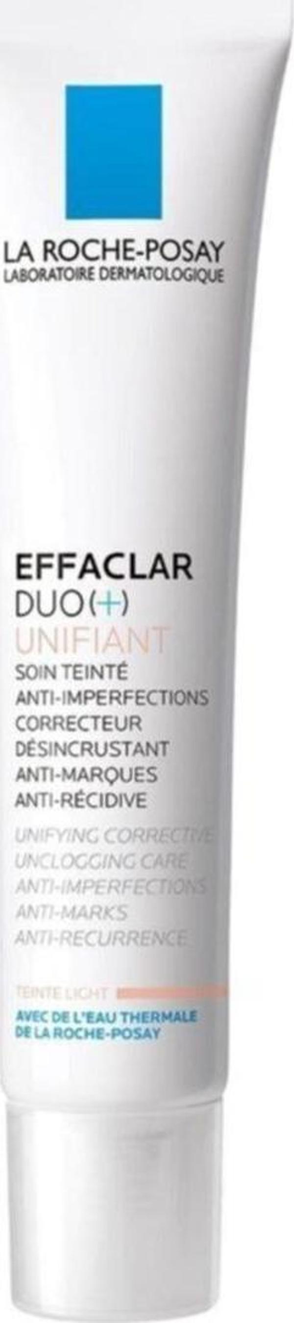 La Roche-Posay Effaclar Duo + Cilt Bozukluğu ve Akne Lekelerine Karşı Düzeltici Bakım Teinte Light 40 ml - Image 1