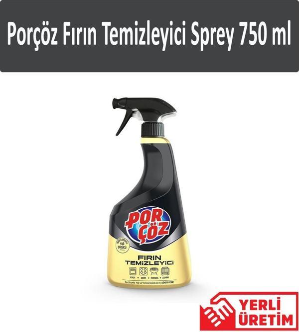 Porçöz Fırın Temizleyici Sprey 750 ml - Image 1