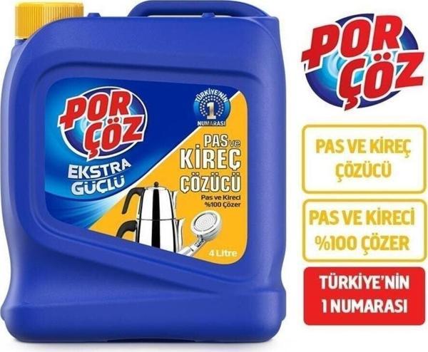 Porçöz Kireç ve Pas Çözücü 4000 Ml - Image 1