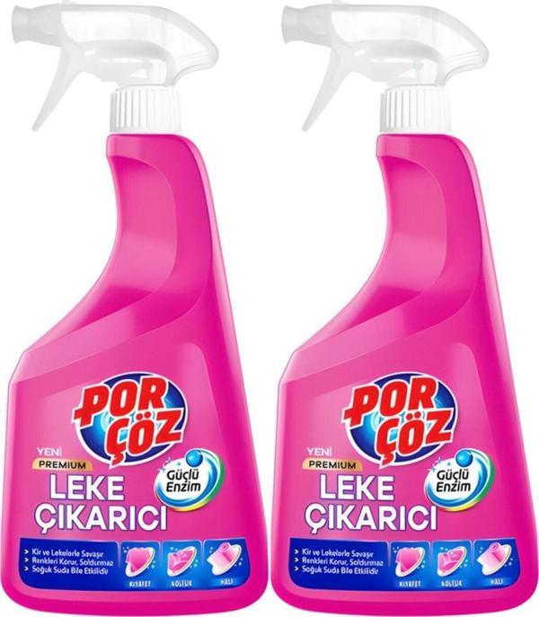 Porçöz Leke Çıkarıcı Sprey Premium 750 ml x 2 Adet - Image 1