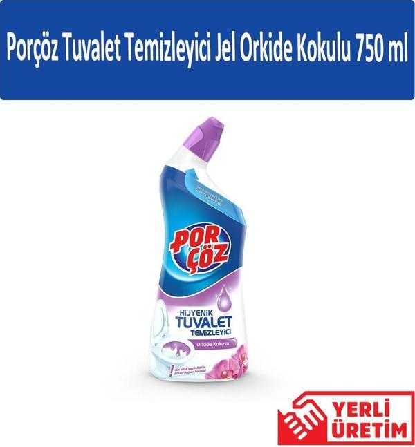 Porçöz Tuvalet Temizleyici Jel Orkide Kokulu 750ml - Image 1