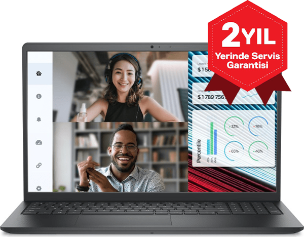 Dell Vostro 3520 i5-1235U 16GB 512GB SSD 15.6 FHD 120Hz Ubuntu N5315PVNB3520U - Image 1