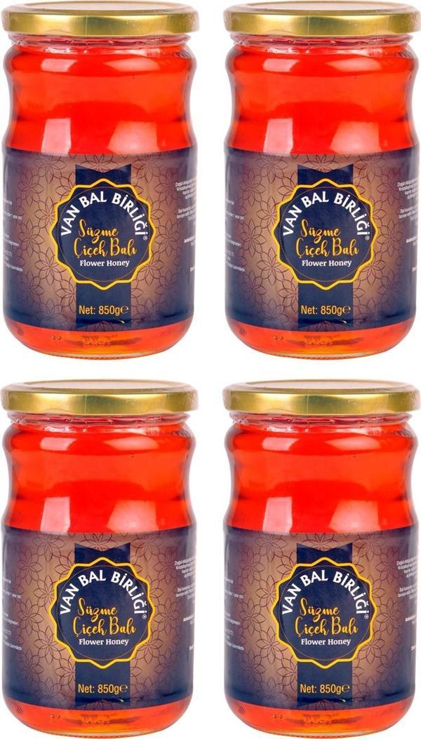 Van Bal Birliği Çiçek Balı 850 gr x 4 Adet - Image 1