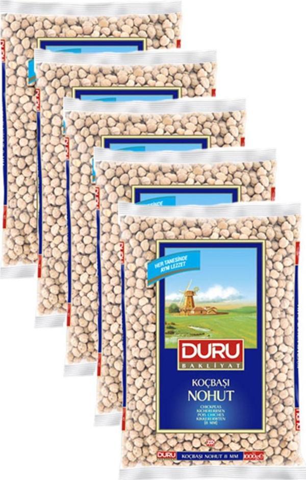 Duru Koçbaşı Nohut 8 mm 1000 gr x 5 Adet - Image 1