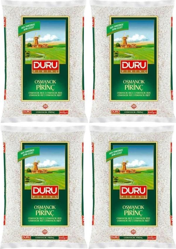 Duru Osmancık Pirinç 1 Kg X 4 Adet - Image 1