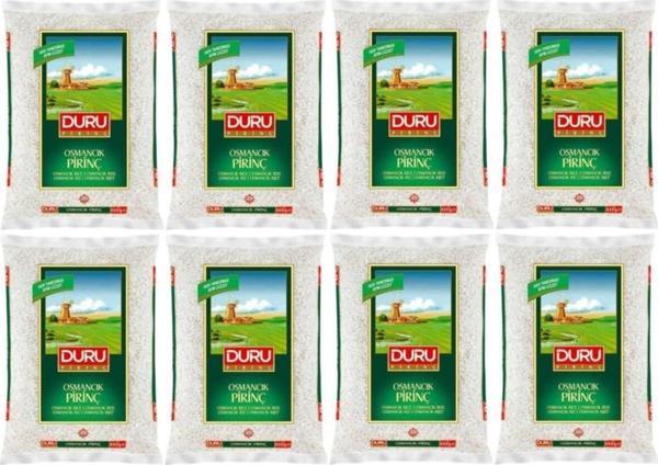 Duru Osmancık Pirinç 1 Kg X 8 Adet - Image 1