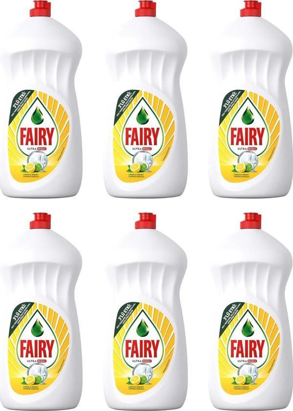 Fairy Bulaşık Deterjanı 1500 ml Limon x 6 Adet - Image 1
