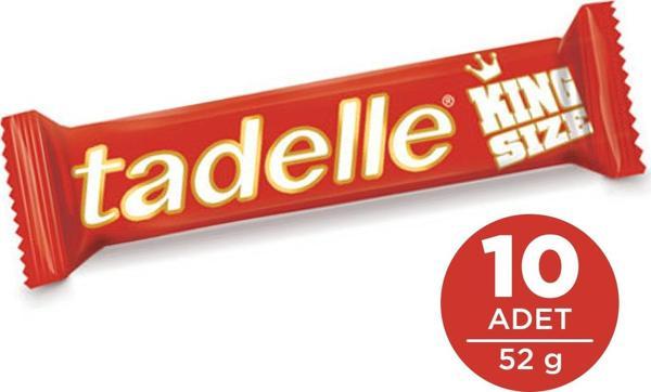Tadelle King Size 52 gr Sütlü Çikolata 10 lu  - Image 1
