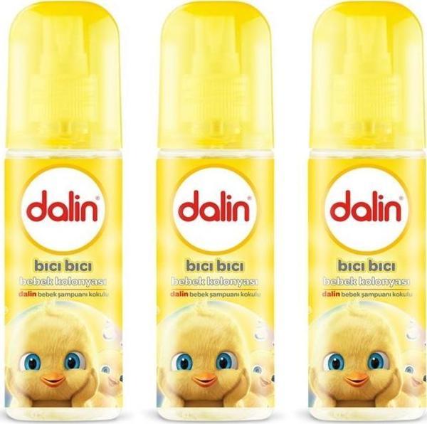 Dalin Bıcı Bıcı Kokusu 150 ml 3'lü Sprey Bebek Kolonyası - Image 1
