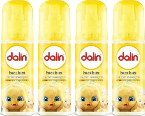 Dalin Bıcı Bıcı Kokusu 150 ml 4'lü Sprey Bebek Kolonyası - Image 1