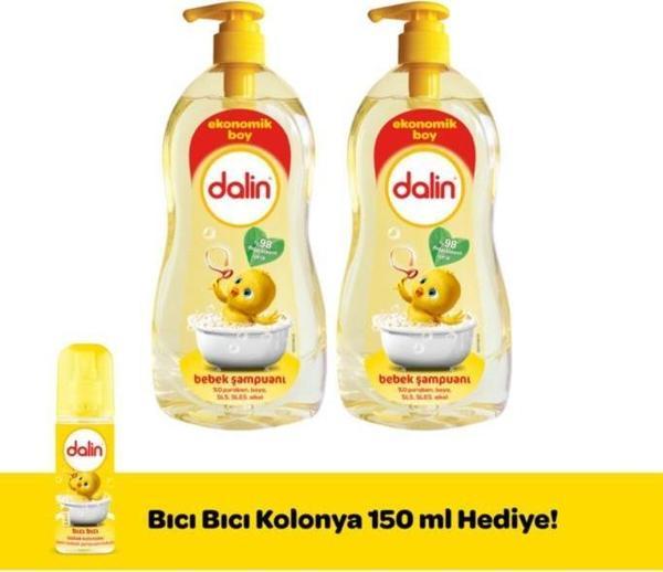 Dalin Şampuan 700 Ml + 200 Ml X 2 Adet (bıcı Bıcı Kolonya 150 Ml Hediyeli) - Image 1