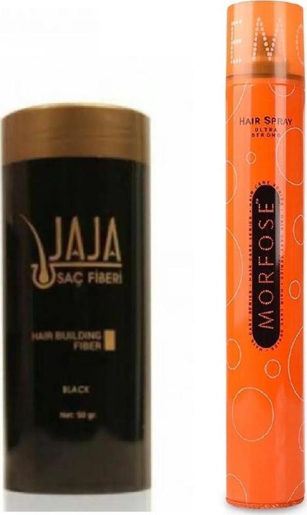 Jaja Fibers Saç Fiberi Koyu Kahve-morfose Saç Spreyi Turuncu 400ml - Image 1