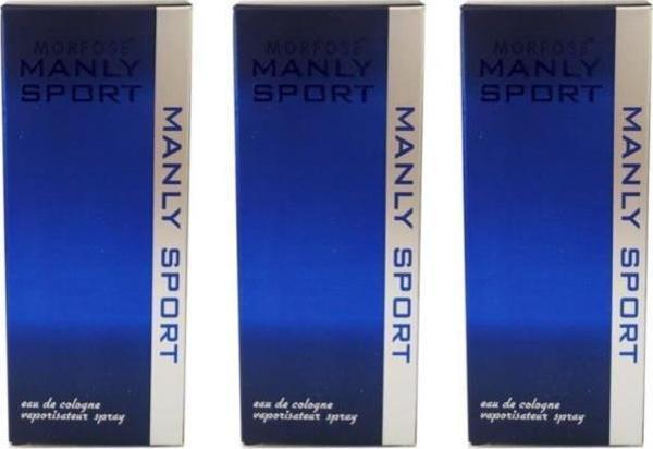 Manly Sport Edc 3 X 125 ml  Erkek Parfüm 0716706176931 - Image 1