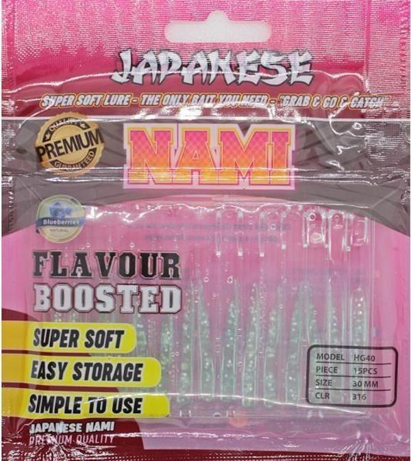 Japanese Nami 3cm Aromalı LRF Silikon Yem 316 15ad. - Image 1