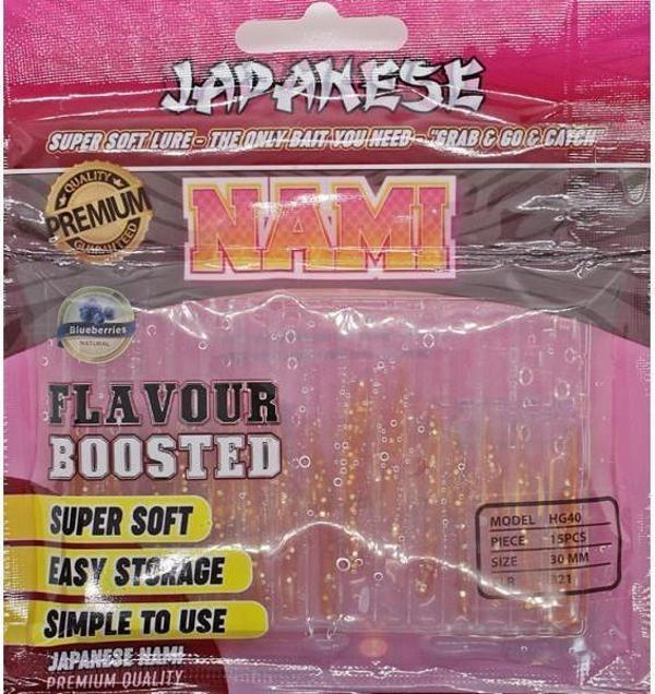Japanese Nami 3cm Aromalı LRF Silikon Yem 321 15ad. - Image 1