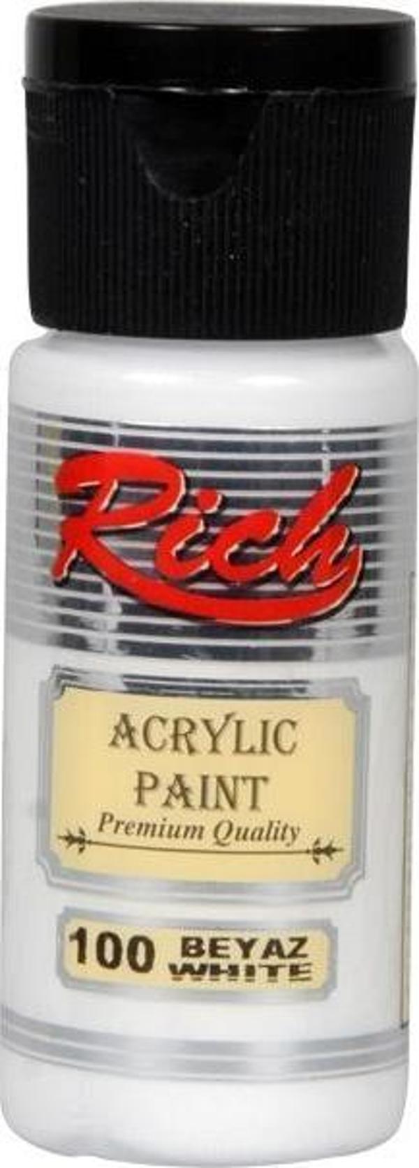 Rich Akrilik Boya Beyaz 30cc - Image 1