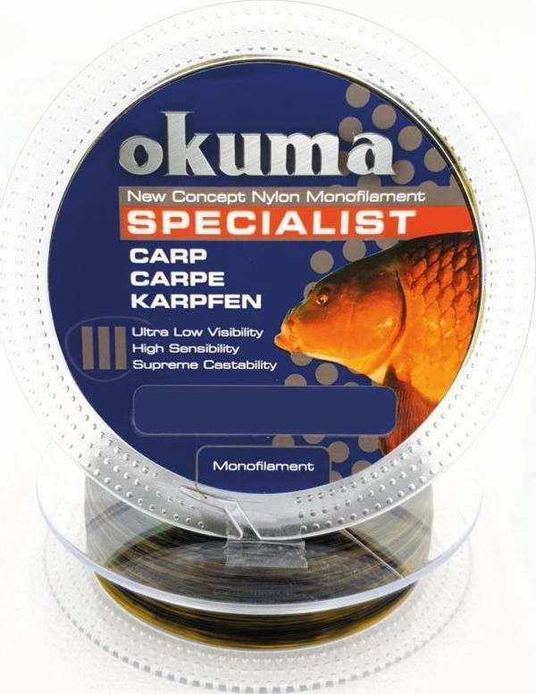 Okuma Carp Misina Sazan Avı Olta Misinası Kamufle 300m 0,31mm - Image 1