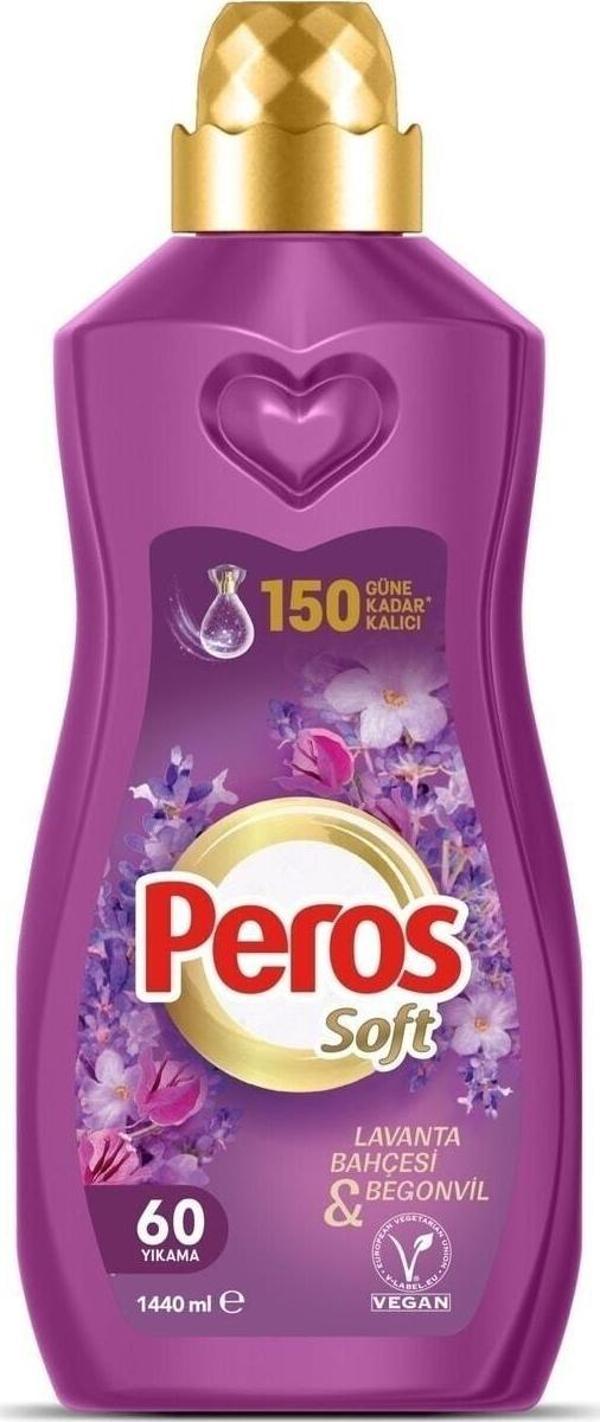 Peros Soft Lavanta Bahçesi & Begonvil Konsantre Çamaşır Yumuşatıcısı 1440 ML - Image 1