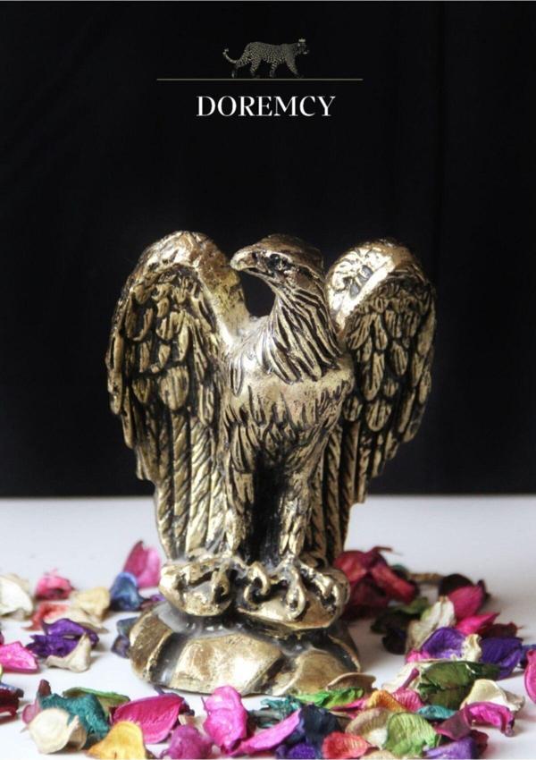 Doremcy Altın Küçük Kartal Biblo Dekoratif Obje - Image 1