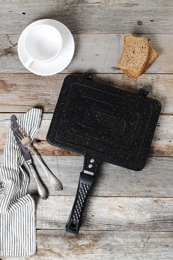 Doremcy Iç Dış Granit Döküm Ocak Üstü El Tost Makinesi - Image 1