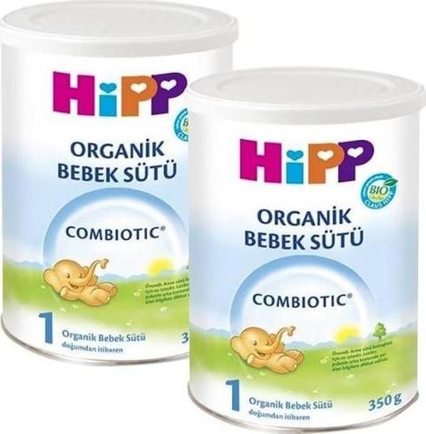 Hipp 1 Organic Combiotic Bebek Sütü 350 gr x 2 Adet - Image 1