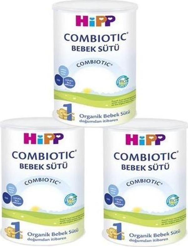 Hipp 1 Organik Combiotic Bebek Sütü 350 gr - 3'lü - Image 1